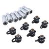 SF12 Metal Aviation Connector SF1210 Plug Set Waterproof 2Pin To 9Pin Metal Socket Plug Pair for Photography Equipments