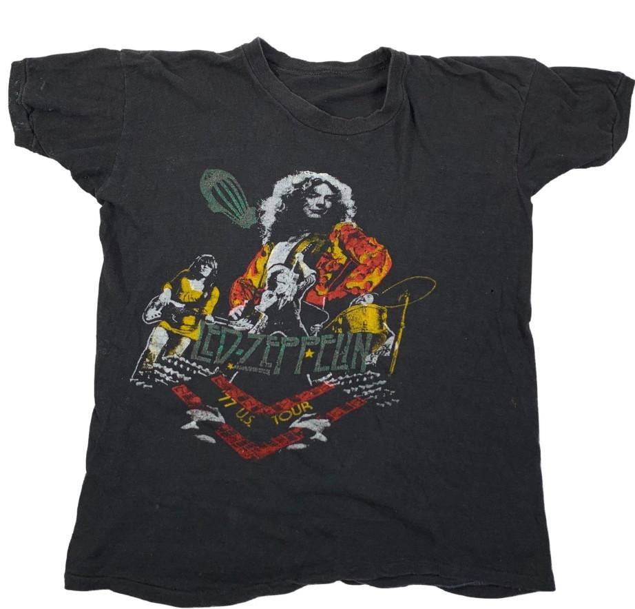 

Vintage Led Zeppelin 77 Tour Short Sleeve Unisex T-shirt, size S-4XL M
