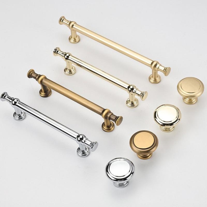 1pair Drawer Pulls Zincs Alloy Dressers Knob Cupboard Handle Unique Furniture Handle Bedsides Cabinet Pull Hardware