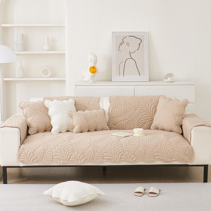 Sofa Cushion Four-Season Universal Non-Slip Leather Seat Cushion Three Seats And One Concubine Cover New Cover Cloth Backrest Towel