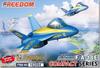 Freedom Model Kit Compact Series F/A-18E Blue Angels Plastic Model Kit FRE162094