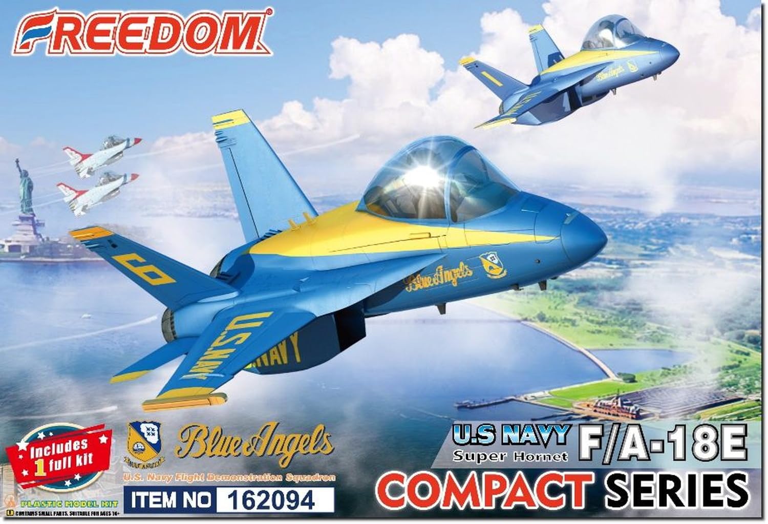 

Сборная модель Freedom Model Kit Серия Compact F/A-18E Blue Angels Пластиковая модель FRE162094