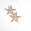 Exaggerated Boho Large Metal Starfish Stud Earrings for Women Ladies Trendy Summer Gold Color Earrings 2026 Fashion Jewelry New