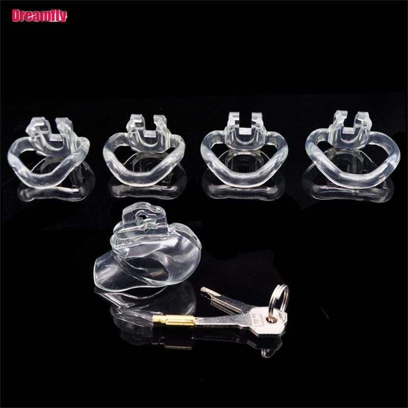 Supper Mini Male Chastity Device Locked In Lust Male Chastity Device Chastity Cage With 4 Base Ring