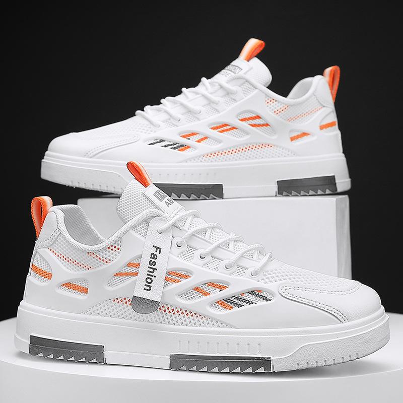 Board Schuhe Herren Sommer neu Mesh atmungsaktiv Sportlich lässig Netzschuhe Jugend vielseitig kleine weiße Herrenschuhe
