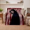 Ghostface Soft Warm Flannel Blankets Comfortable Blanket for Home Decoration Gifting