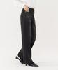 Akeusi Motion Balloon Fit Wide Stretch Denim Pants Unisex (Black)