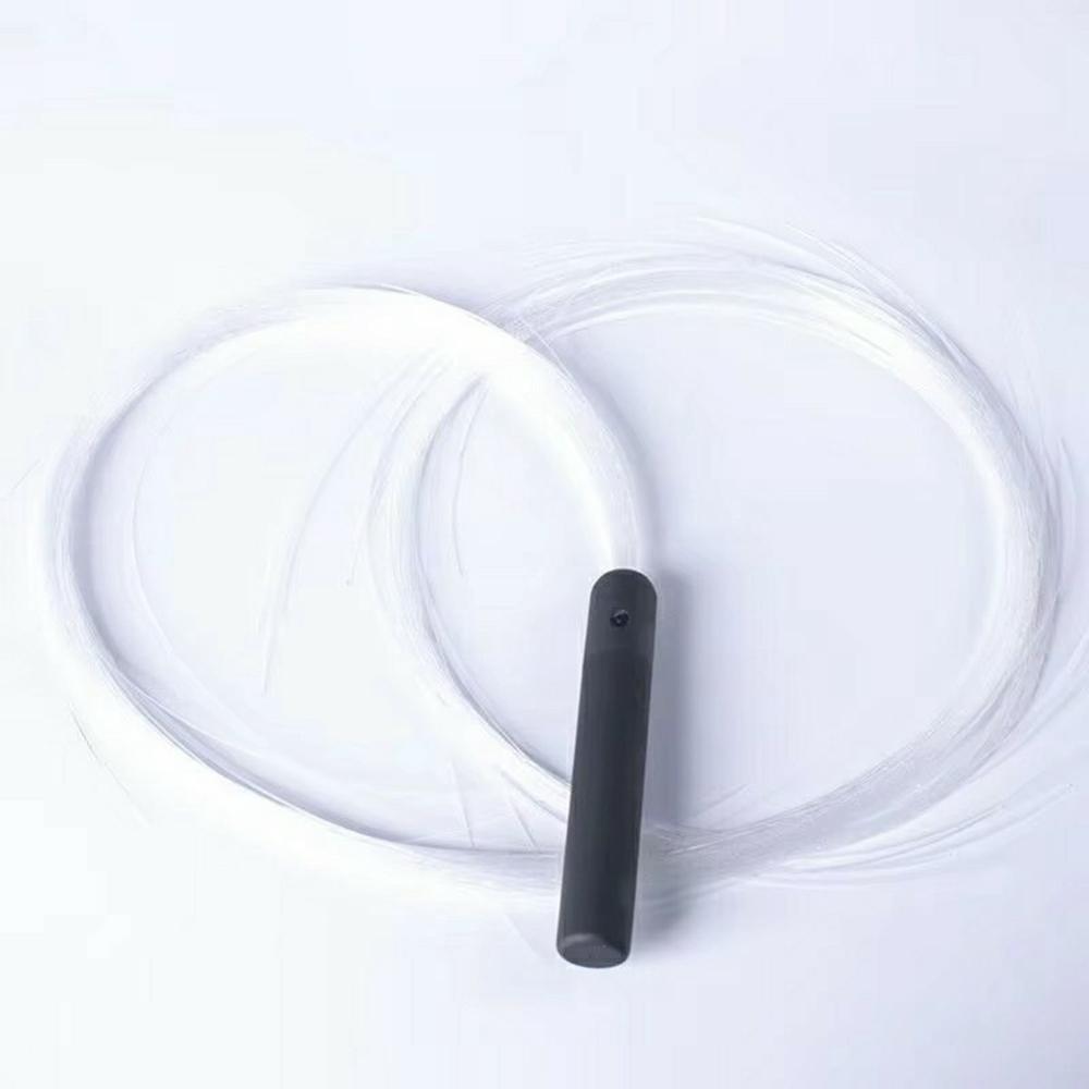 7 Colors 4 Modes 360 Degree Swivel Light Up LED Fiber Optic Whip for Rave Party Music Festival ( No Battery )