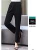 Ice Silk Elastic Waist Casual Pants for Middle-Aged & Elderly Women - Plus Size, Loose Straight-Leg Trousers