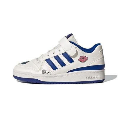 Forum Low Little Kid Grl Power Kids Sneakers White Chalk-White Collegiate-Royal FY2545
