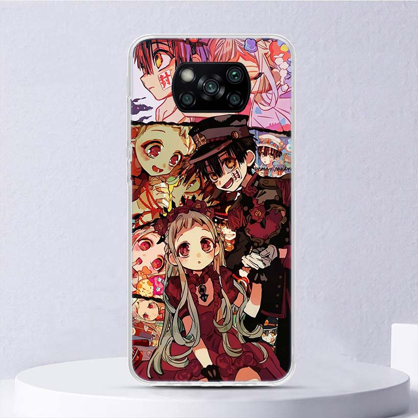 Toilet Bound Hanako Kun Anime Soft Case For Xiaomi Poco X7 X6 X5 X4 X3 Nfc F7 Ultra F6 F5 Pro Phone Cover F4 Gt F3 M5S M4 M3 M5