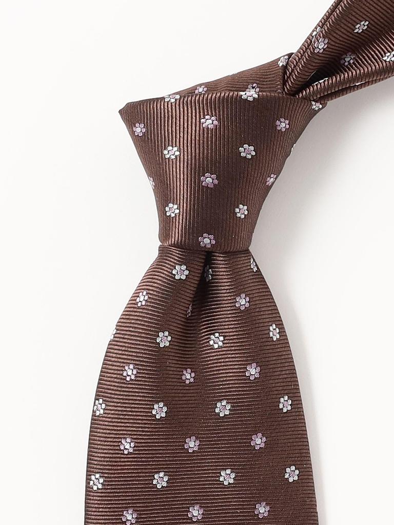 [BEAMS HART] Silk Tie, Small Pattern Tie, 26SS2, Men's, BEIGE FREE