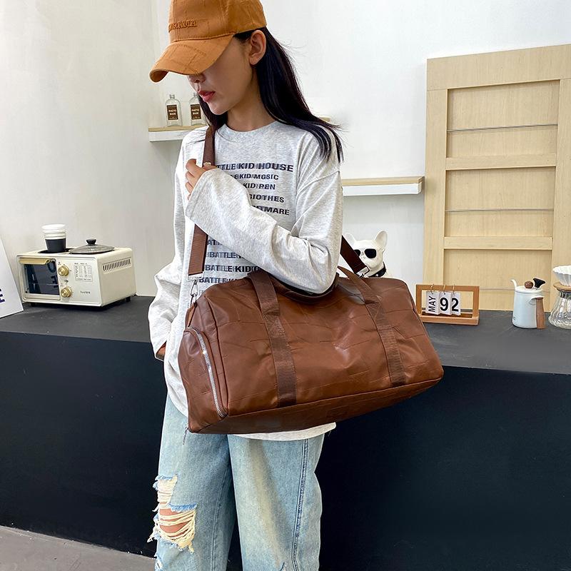 Men's Travel Bag Business Commuter Handbag Short Trip Luggage Bag Wet and Dry Separation Large Capacity Sports Yoga Gym Bag