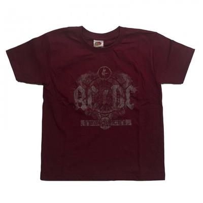 T-shirt dziecięcy/dziecięcy z czarnej lodowej bawełny