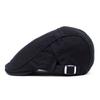 Solid Color Splicing Beret Men's Cotton Cap Outdoor Sports and Leisure Hat Forward Hat
