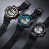 Digitaluhren Herren Sport Leuchtend Multifunktion Wasserdicht Chrono Armbanduhr Outdoor und Laufen Student Sieben Lichter
