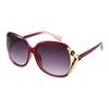 Camellia Women's Retro Rose Flower Sunglasses: Trendy, Versatile One-Piece Sunshade