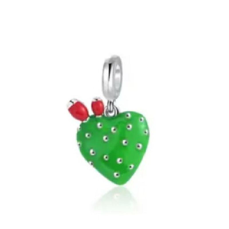 New copper Butterfly Swallow Cactus Shamrock Chameleon Dangle Bead Charms Compatible With Authentic Bracelets Charm Bead Charms Do It Yourself Jewelle