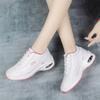 Women's Height Increase White Leather Platform Sneakers Casual Thick Sole Shake Orthopedic Shoes