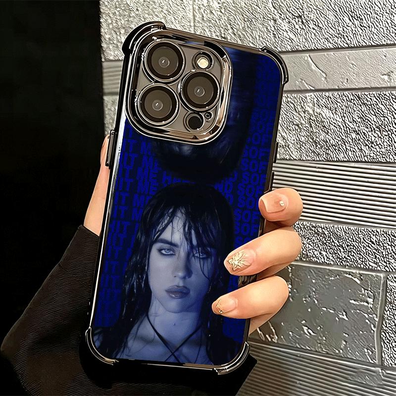Hit Me Hard and Soft B-BillieS Soft Phone Case For iPhone 15 16 17 Air 14 Pro Max 16E Plus 13 12 Mini Plating Anti-Fall Fundas