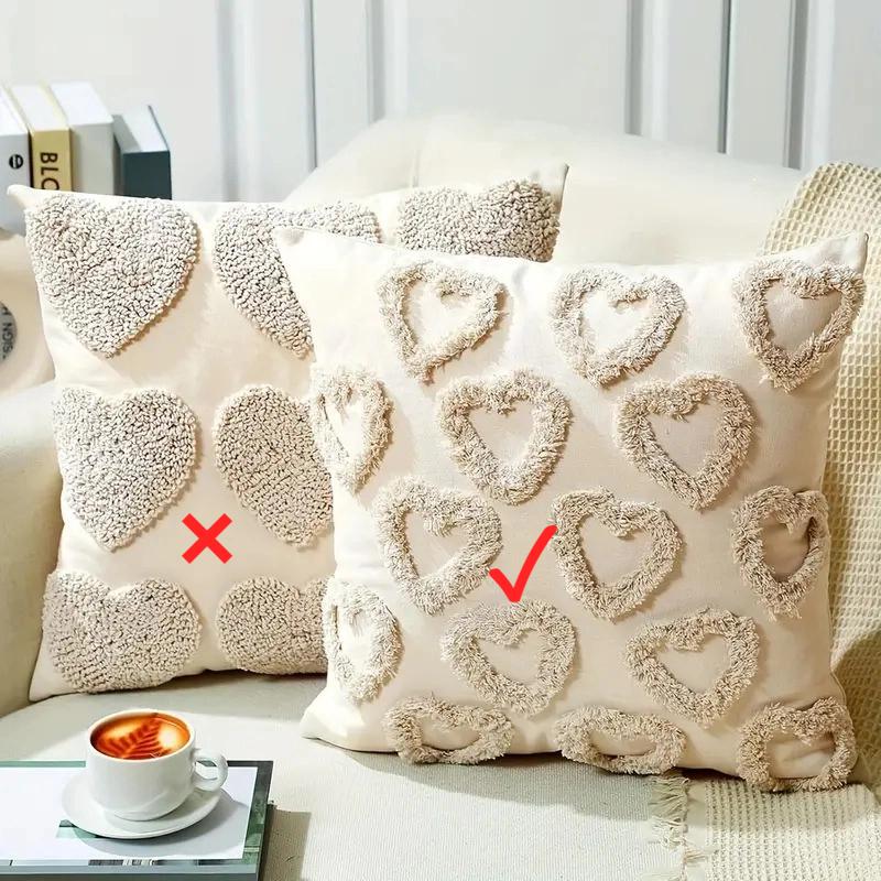 

Подушка-сердце на День святого Валентина, плюшевая, круглая, из бархата, диванная подушка, декоративная наволочка для гостиной, спальни, с полым дизайном