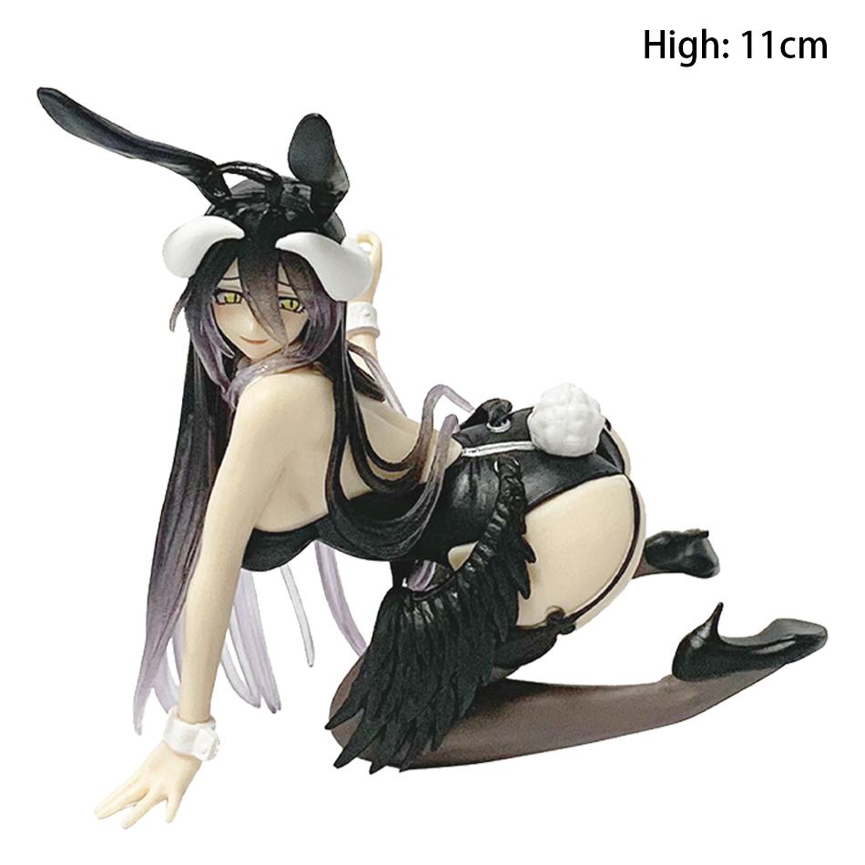 13cm Hentai Figure OVERLORD Anime Figure Bunny Girl Swimsuit Albedo Action Figure Collection PVC Model Toys Doll Birthday Gift