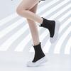 Fashion Casual High on Platform Shoes for Women Spring Autumn Ankle Boots Stylish Korean Designer Stretch Knitted Slip On Woman Footwear