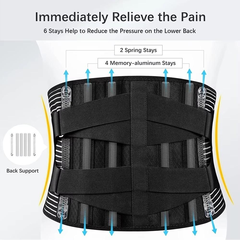 16-hole Mesh Breathable Waist Braces Adjustable Lumbar Support Belt Brace Support Belt  Fitness