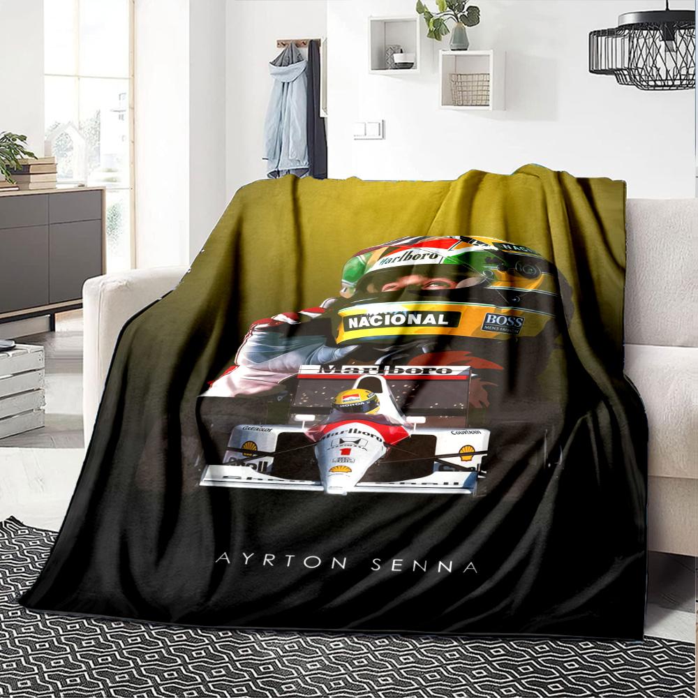 Ayrton Senna Blanket, High quality Comfortable for All Seasons, Home Decor, Warmth and Comfort
