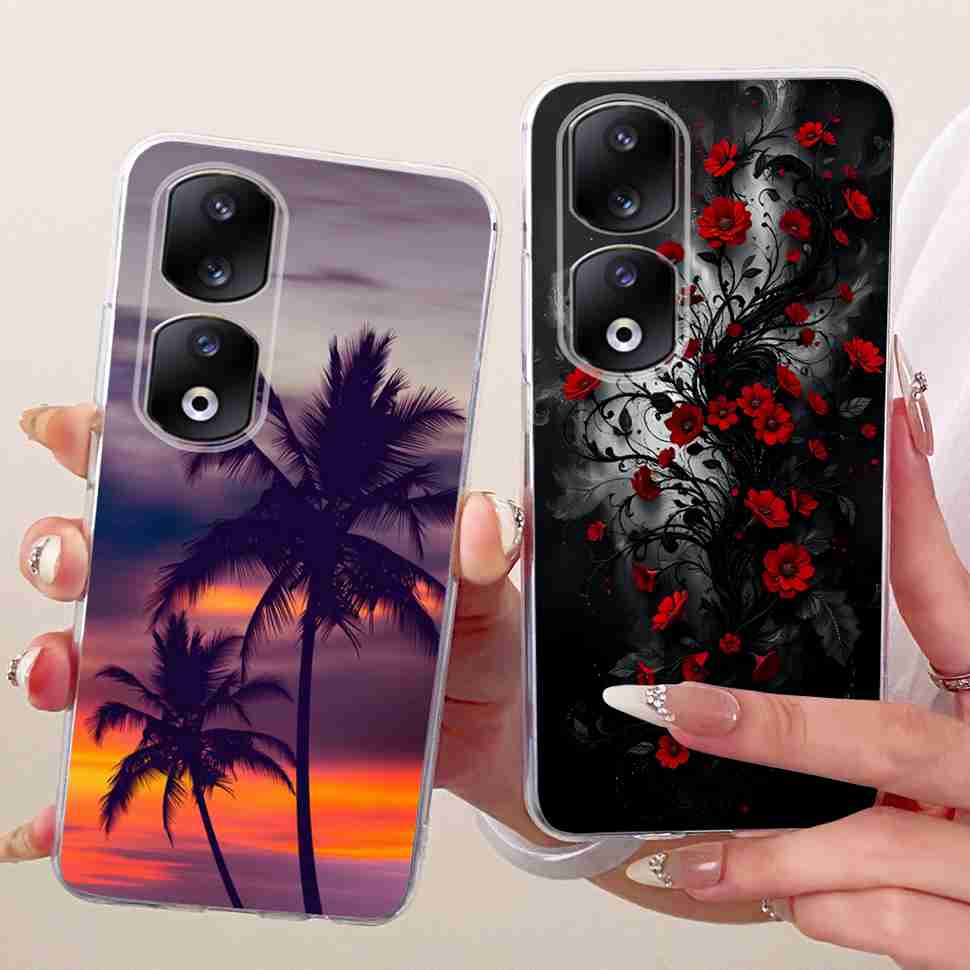 Funda para Honor 90 Pro 5G 6.78" Moda Mariposa Pintada Silicona TPU Cubierta Trasera Para Honor 90Pro 90 PRO 5G REP-AN00 Fundas para Teléfono