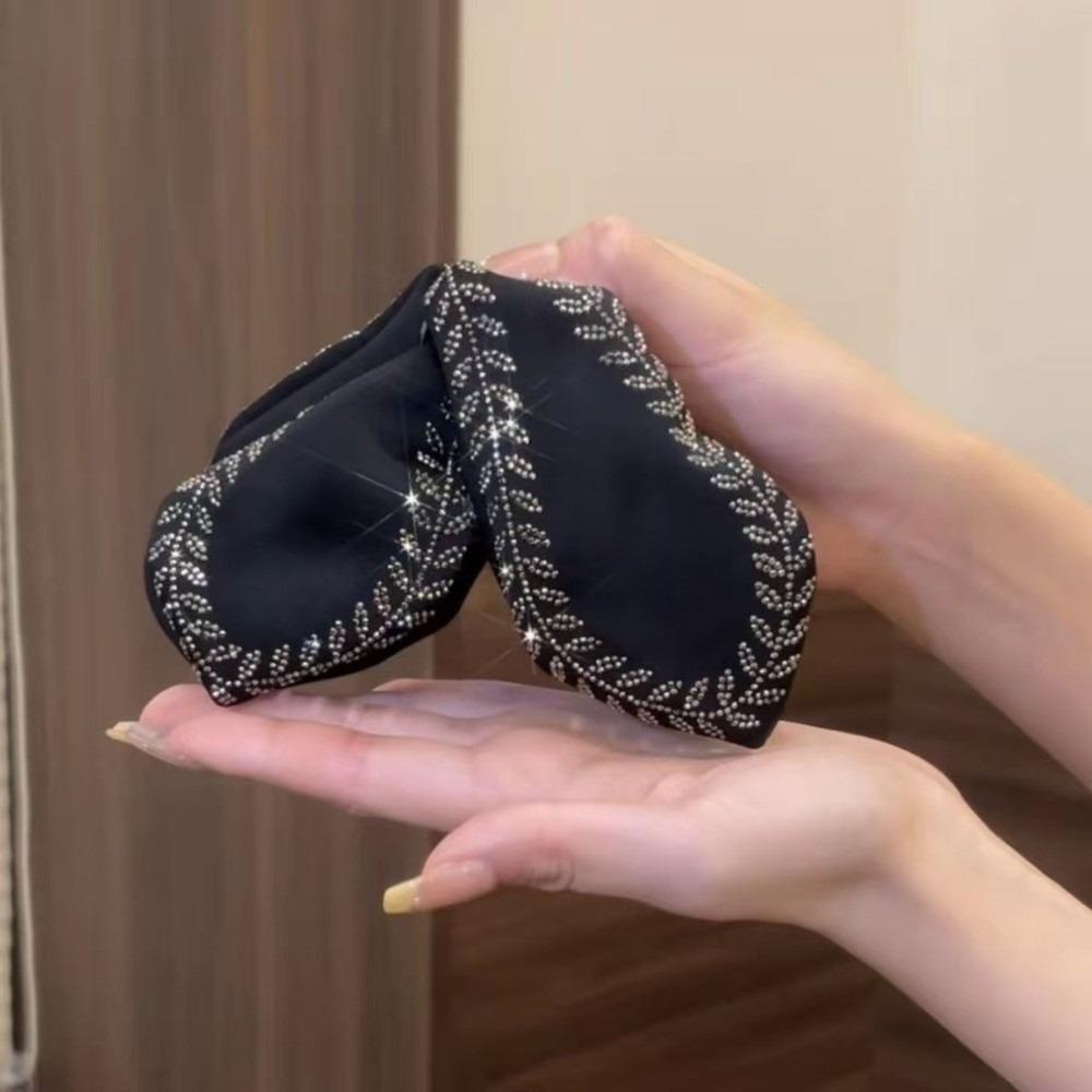 Wheat Ear Shark Clip Bow Hair Clip Elegant Hair Claw Women
