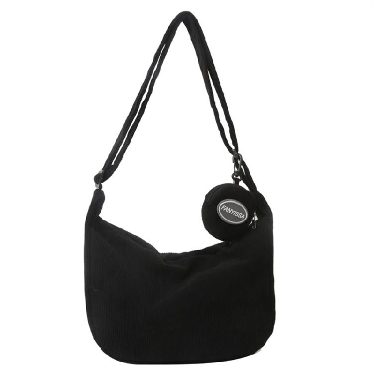 Modern Small Corduroy Crossbody Bag for Women Messenger Bag for Work Travel