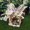 3D Wooden Puzzle Butterfly Music Box Model Toy