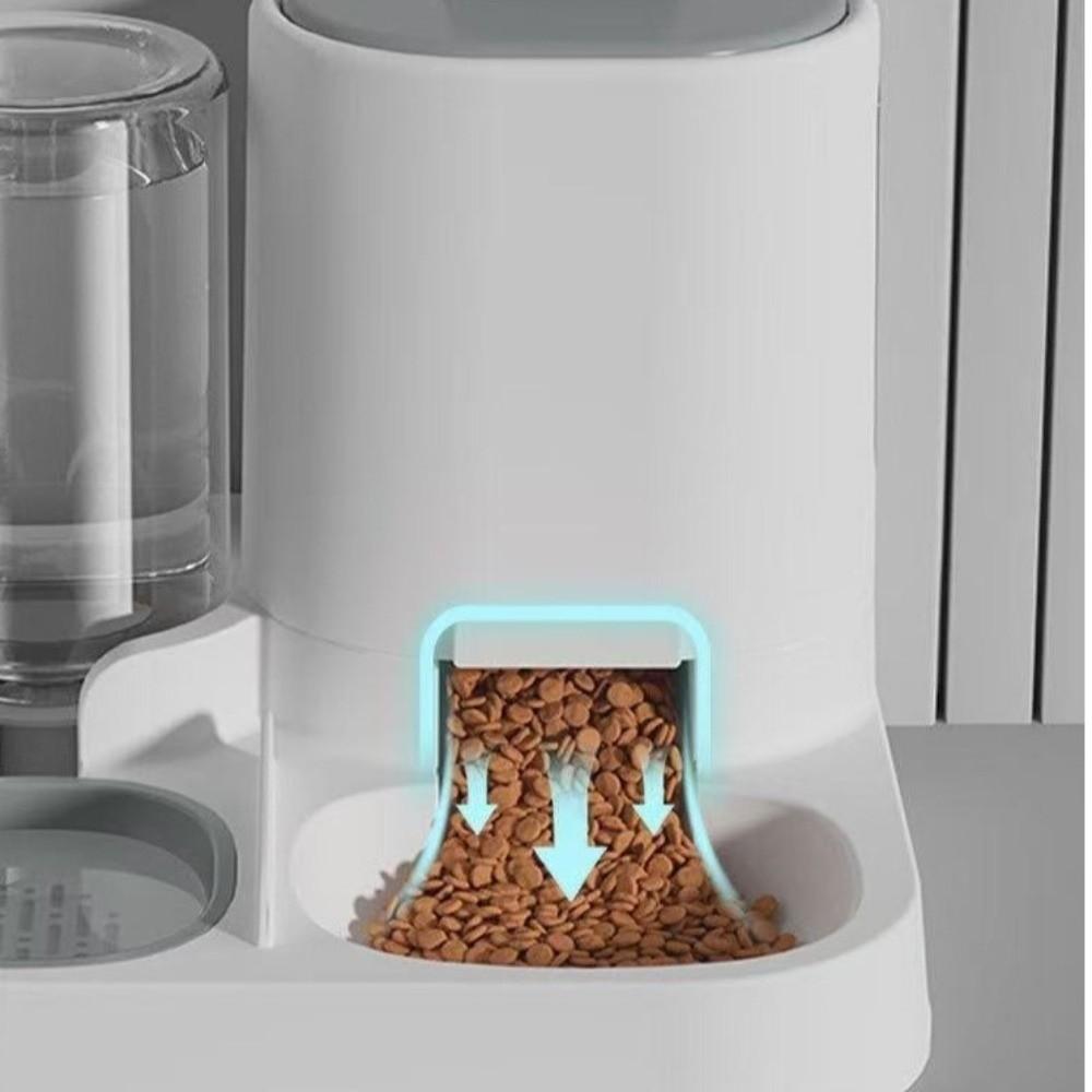 Spill-Proof Food Dispenser 2 in 1 Cat Water Food Bowl Pet Food Bowl Dog Automatic Feeder Travel