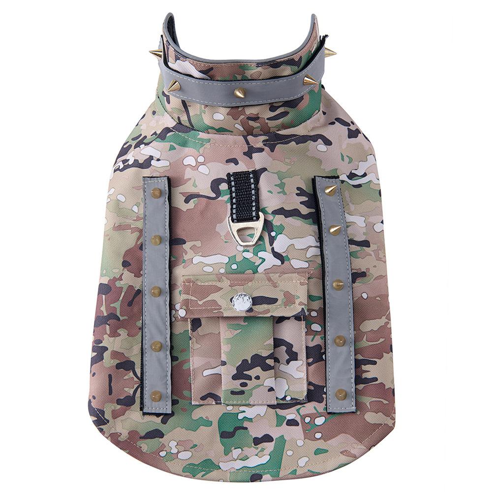 

Pet Anti-bite Clothing with Gaskets and Four Rows of Nails Outdoor Sports Anti-bite Clothing Dog Supplies XS (4-3.5 kg)