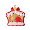 Thickened Christmas Hanging Hand Towels Cartoon Plush Hand Towel  Home Bathroom Kitchen Decor