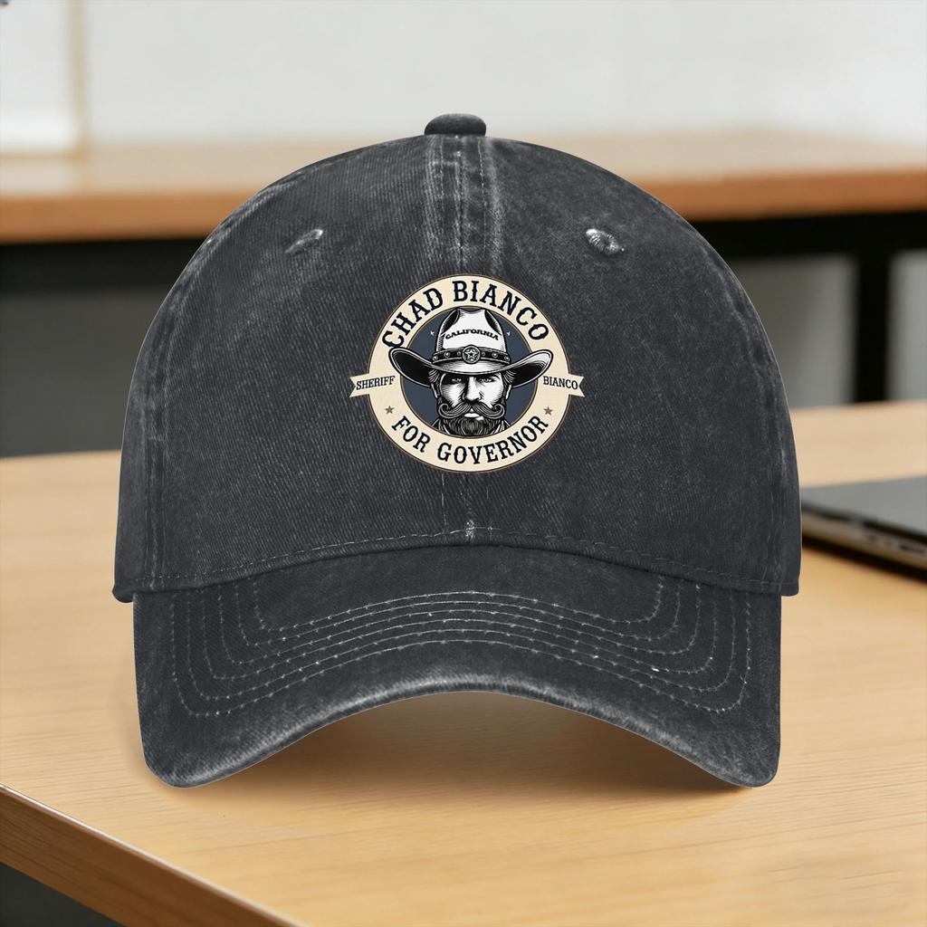 Chad Bianco For Governor Casual Baseball Cap Summer Trucker Hat Sun-Proof Running Hippie Snapback Cap Baseball Caps