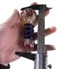 4" Glass Smoking Pipe Outside Bowl Hand Pipe Fumed Colorful Changing