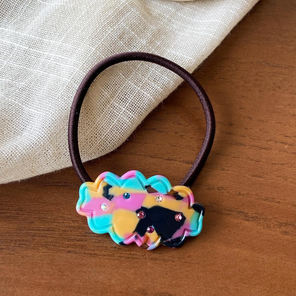 Chic Oval Design Colorful And Brown Duckbill Hair Clips For Stylish Hair Accessories