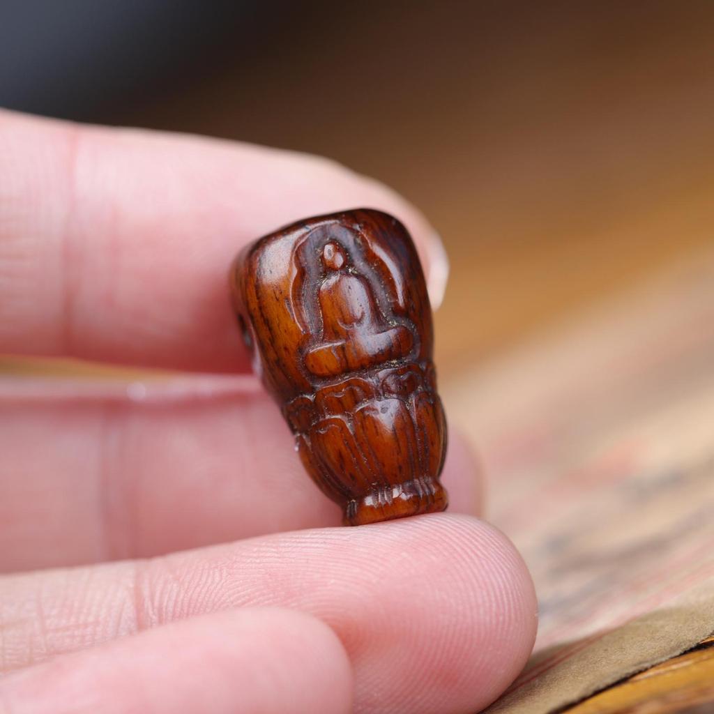 Tibetan Retro 108-Bead Camel Bone Buddha Bracelet