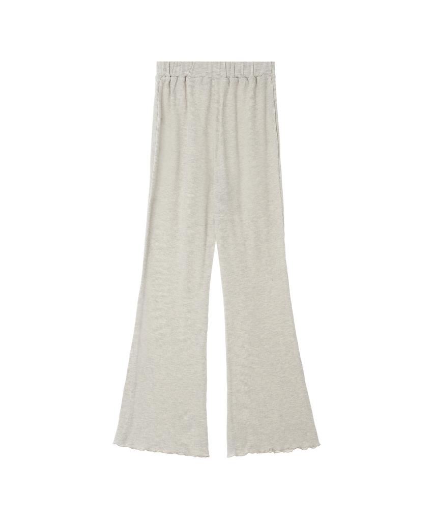 Iteoneolmomeonteu Waffle Bootcut Pants - Oatmeal