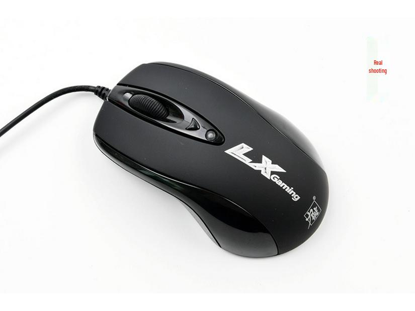Lisheng LX-305 CF Variable Speed Gaming Mouse: Matte Finish, Wired USB, Optimized for Warcraft and LOL