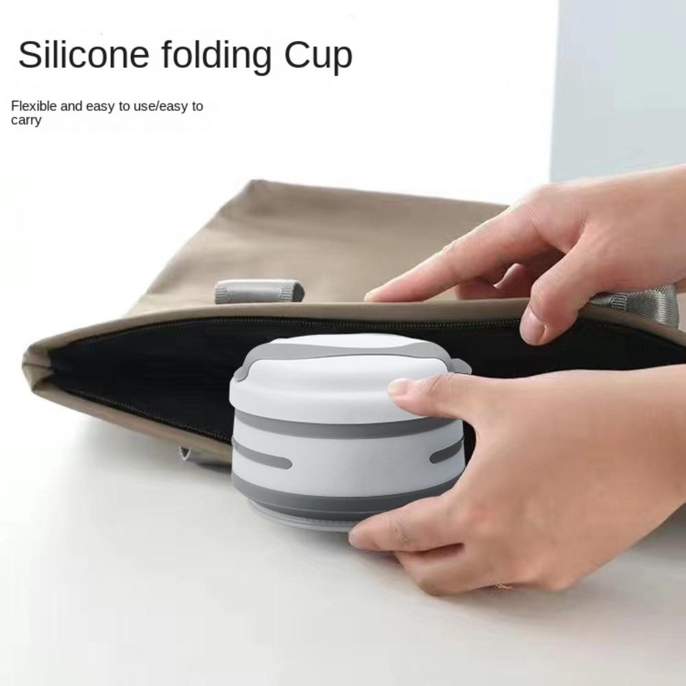 Reusable Folding Water Cup High Temperature Resistant Collapsible Drinking Cup Sports