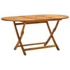 Patio & Garden Tables Folding Garden Table 160X85x75 Cm Solid Acacia Wood