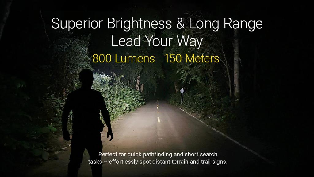 Nitecore Taschenlampe HA27 UHE 800lm