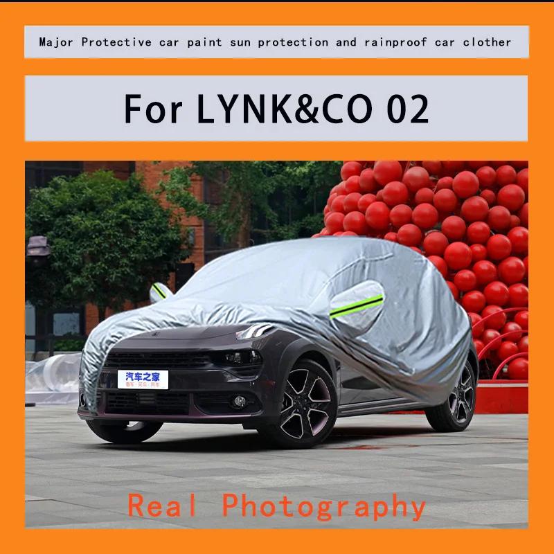 For LYNKCO 02 Cover Rain Frost Snow Dust Waterproof Protection Exterior Car Protector Covers Anti UV Outdoor Sun Reflective