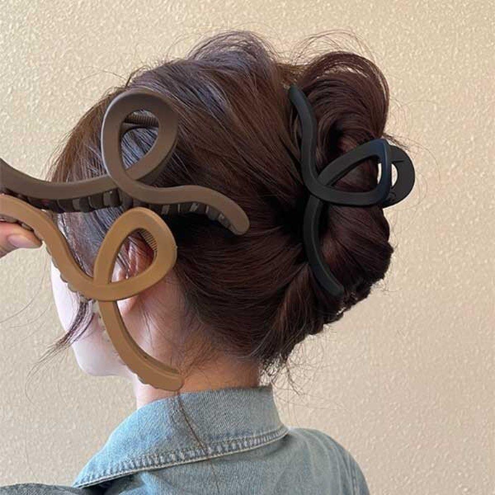

Mno Romantic Twist Big Size Updo Hair Clip coffee