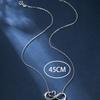 Hot-selling Infinite Love Necklace Design Sense Eternal Symbol Heart Pendant Collarbone Chain Versatile Jewelry
