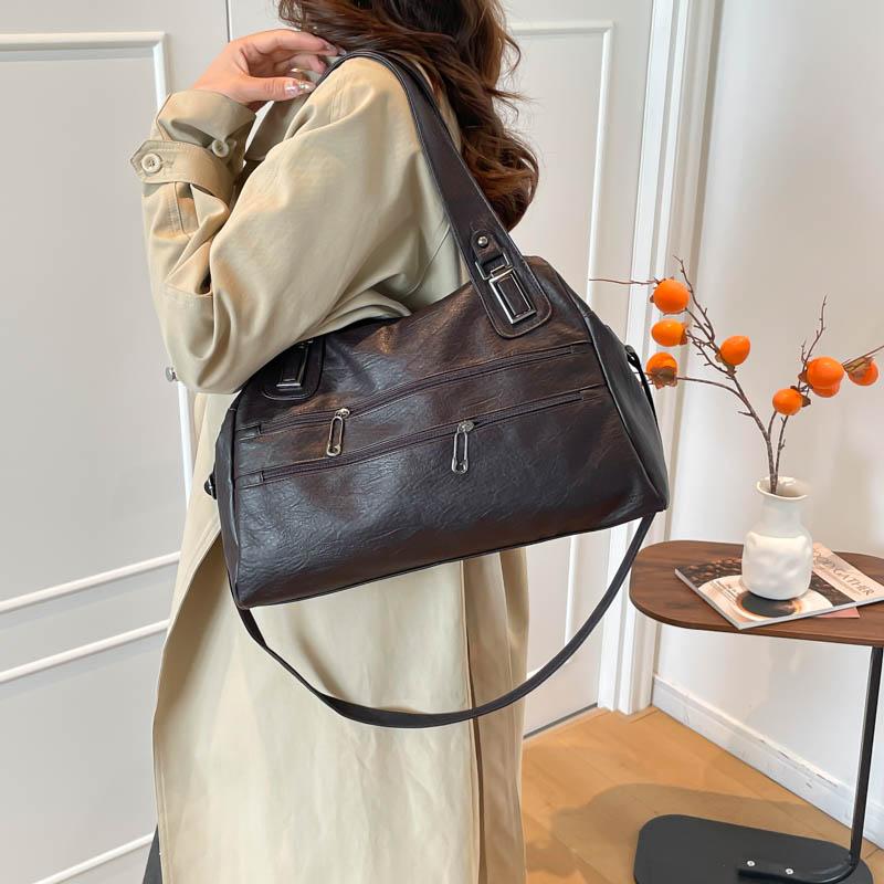 Torba Vintage o Dużej Pojemności Damska Torba na Ramię Dojazdy Torba Listonoszka