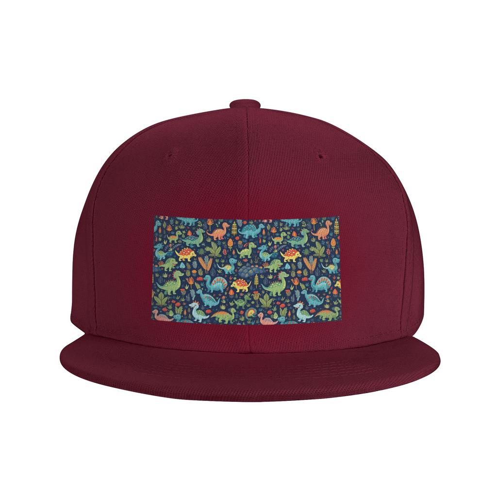 Cartoon Cute Dinosaur Pattern Baseball Caps Snapback Fashion Baseball Hats Breathable Casual Casquette Outdoor for Unisexs Womens